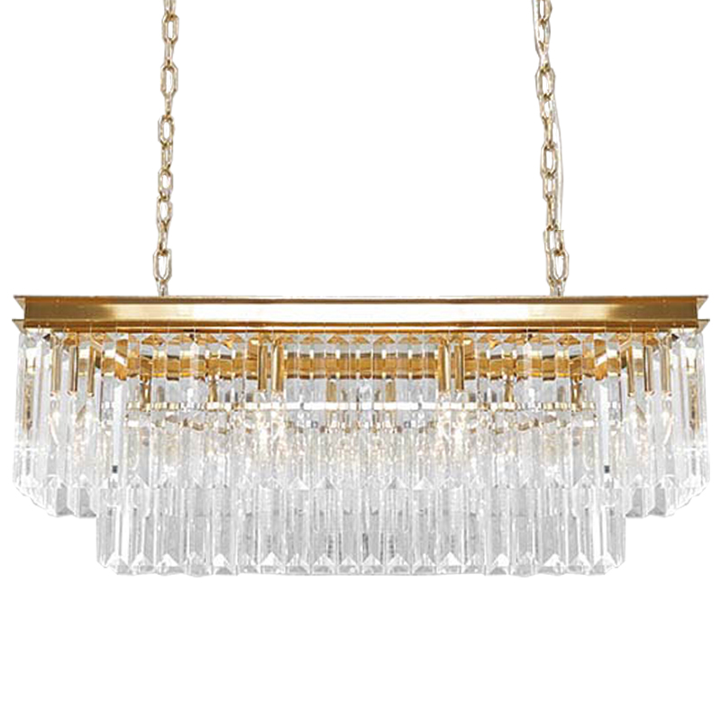Люстра RH Odeon Chandelier Two Gold 90 Прозрачное Стекло Золотой Люстра RH Odeon Chandelier Two Gold 90 Прозрачное Стекло Золотой в Рязани | Loft Concept