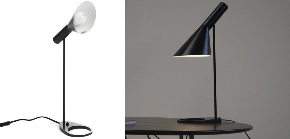 Настольная лампа AJ Table Black Настольная лампа AJ Table Black - Loft-Concept в Рязани
