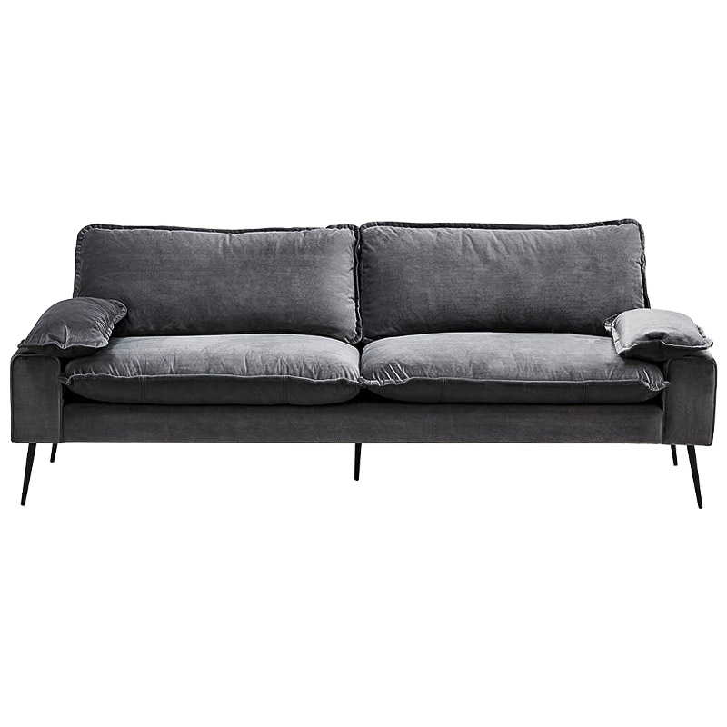 Диван Hilario Sofa Графит Черный Диван Hilario Sofa Графит Черный в Рязани | Loft Concept