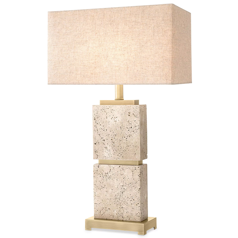 Настольная лампа Eichholtz Table Lamp Newton L Бежево-серый Латунь Настольная лампа Eichholtz Table Lamp Newton L Бежево-серый Латунь в Рязани | Loft Concept
