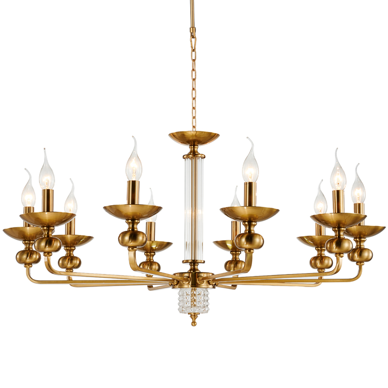 Люстра Adilin Chandelier 91 Бронза Прозрачный Люстра Adilin Chandelier 91 Бронза Прозрачный в Рязани | Loft Concept