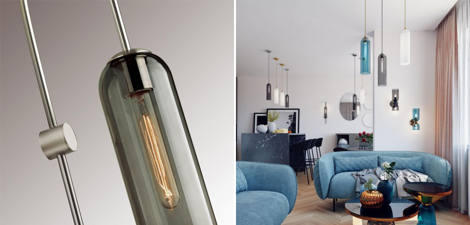 Бра Articolo c дымчатым стеклом Бра Articolo c дымчатым стеклом - Loft-Concept в Рязани