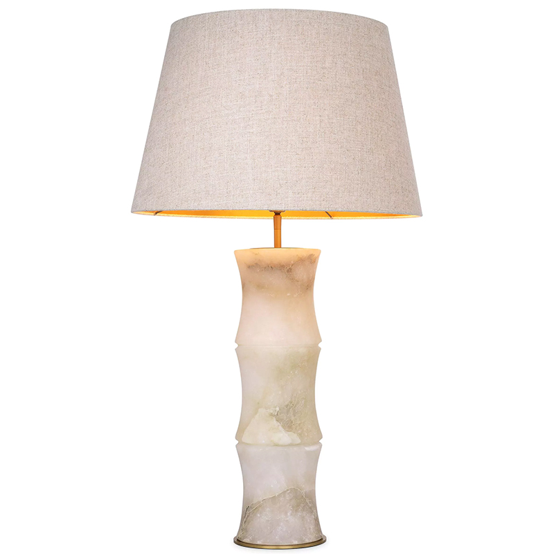 Настольная лампа Eichholtz Table Lamp Bonny Alabaster Латунь Бежевый Бежево-серый Настольная лампа Eichholtz Table Lamp Bonny Alabaster Латунь Бежевый Бежево-серый в Рязани | Loft Concept