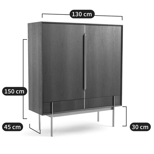 Шкаф из серого дуба Sawada Gray Oak Cabinet Шкаф из серого дуба Sawada Gray Oak Cabinet в Рязани