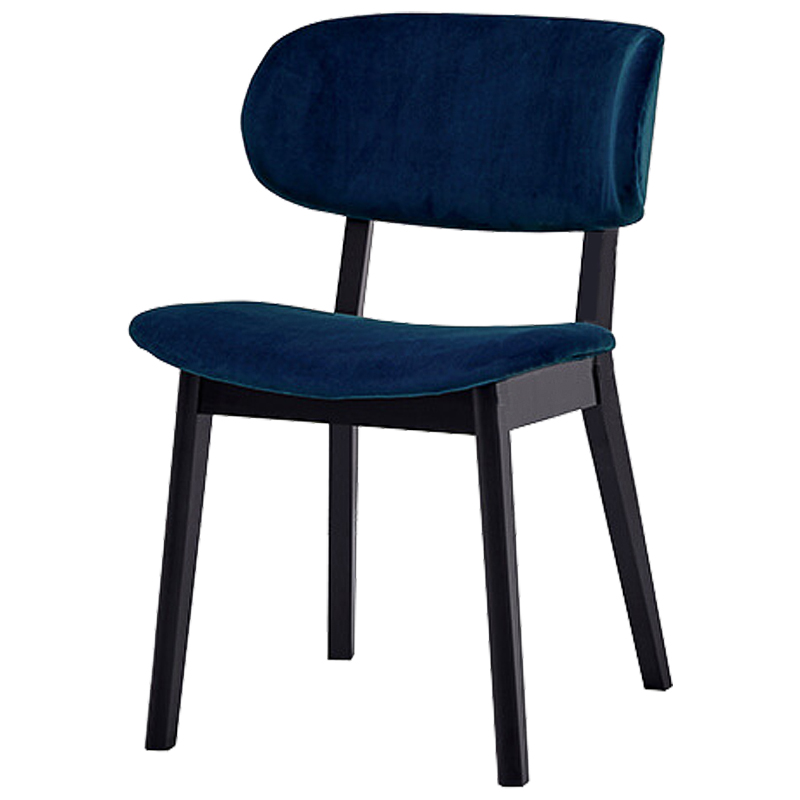 Стул Mungan Stool blue Черный Сапфирово-синий Стул Mungan Stool blue Черный Сапфирово-синий в Рязани | Loft Concept