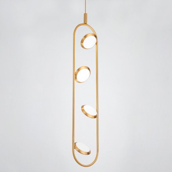 Светильник HOOP LED Four Золотой Светильник HOOP LED Four Золотой в Рязани | Loft Concept