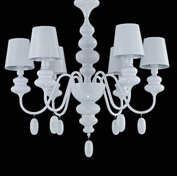 Люстра Masiero Eva Chandelier 6 Белый Люстра Masiero Eva Chandelier 6 Белый в Рязани | Loft Concept