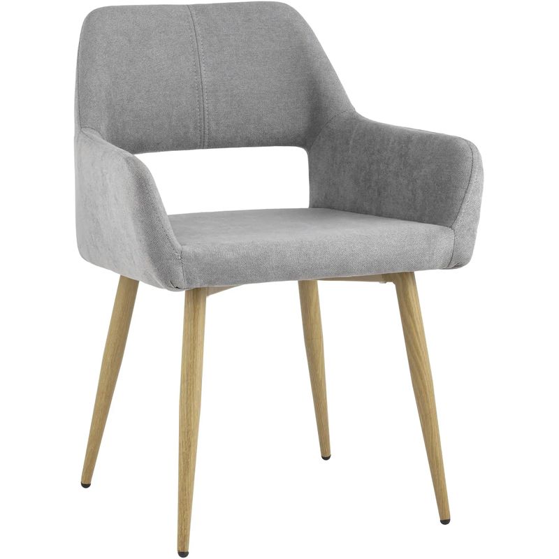 Стул NEASAN Chair Серый Цвет Светло-серый Древесина в Рязани | Loft Concept 
