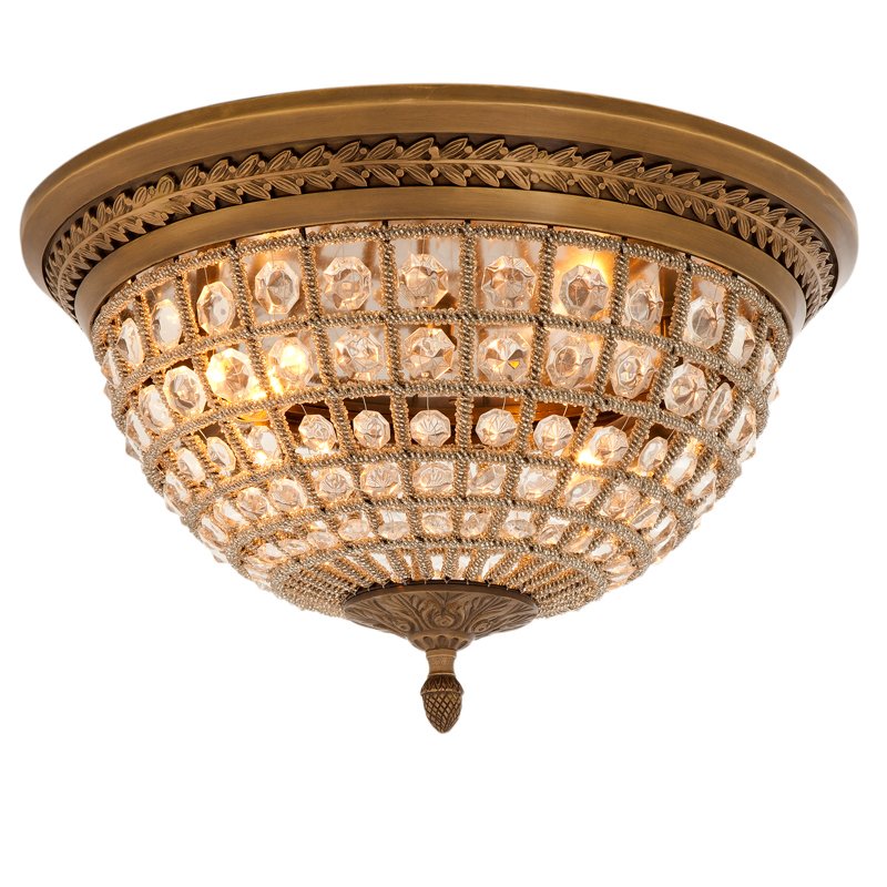 Потолочный светильник Ceiling Lamp Kasbah Antique Brass Латунь Античная полированная Прозрачное Стекло Потолочный светильник Ceiling Lamp Kasbah Antique Brass Латунь Античная полированная Прозрачное Стекло в Рязани | Loft Concept