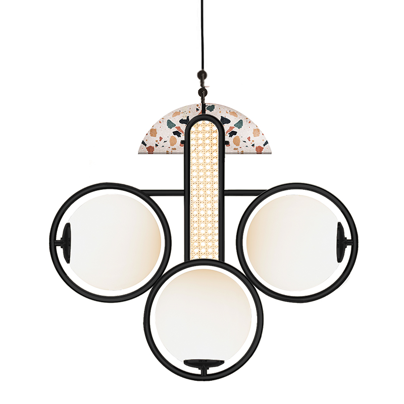 Люстра FRAME I UTU Soulful Lighting Черный Бирюзовый Сиреневый Белое матовое стекло Бежевый Люстра FRAME I UTU Soulful Lighting Черный Бирюзовый Сиреневый Белое матовое стекло Бежевый в Рязани | Loft Concept