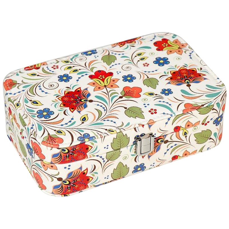 Шкатулка Multicilored Floral Pattern Jewerly Organizer Box Мульти Шкатулка Multicilored Floral Pattern Jewerly Organizer Box Мульти в Рязани | Loft Concept
