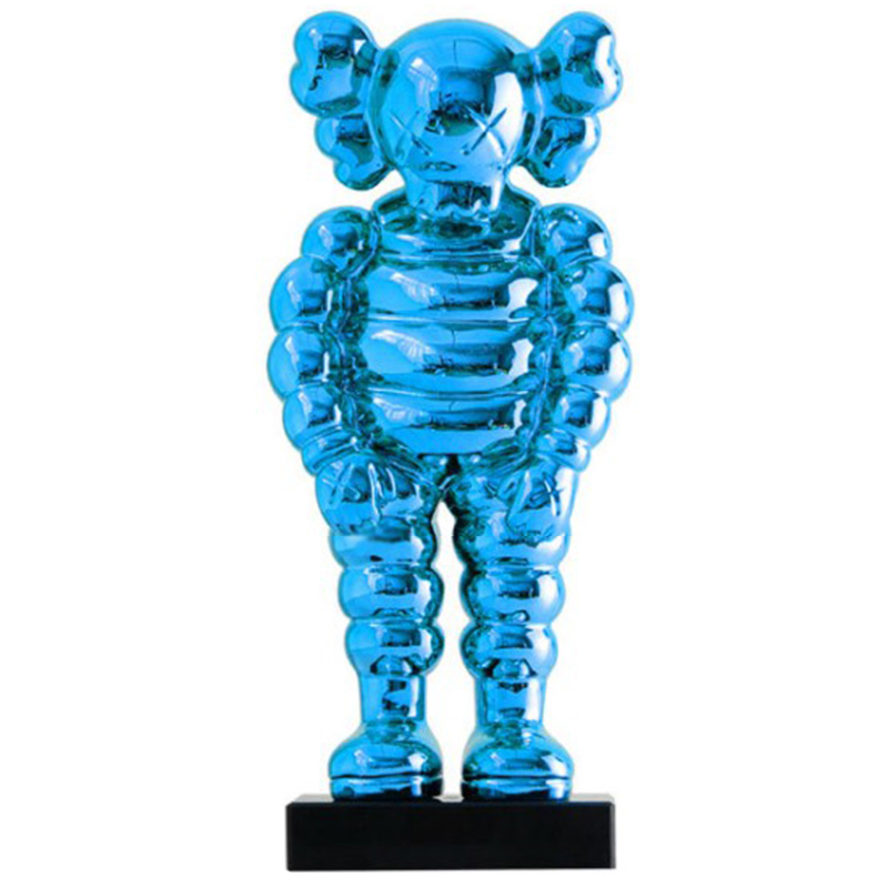 Статуэтка KAWS Bowed Down Blue on stand Синий Статуэтка KAWS Bowed Down Blue on stand Синий в Рязани | Loft Concept