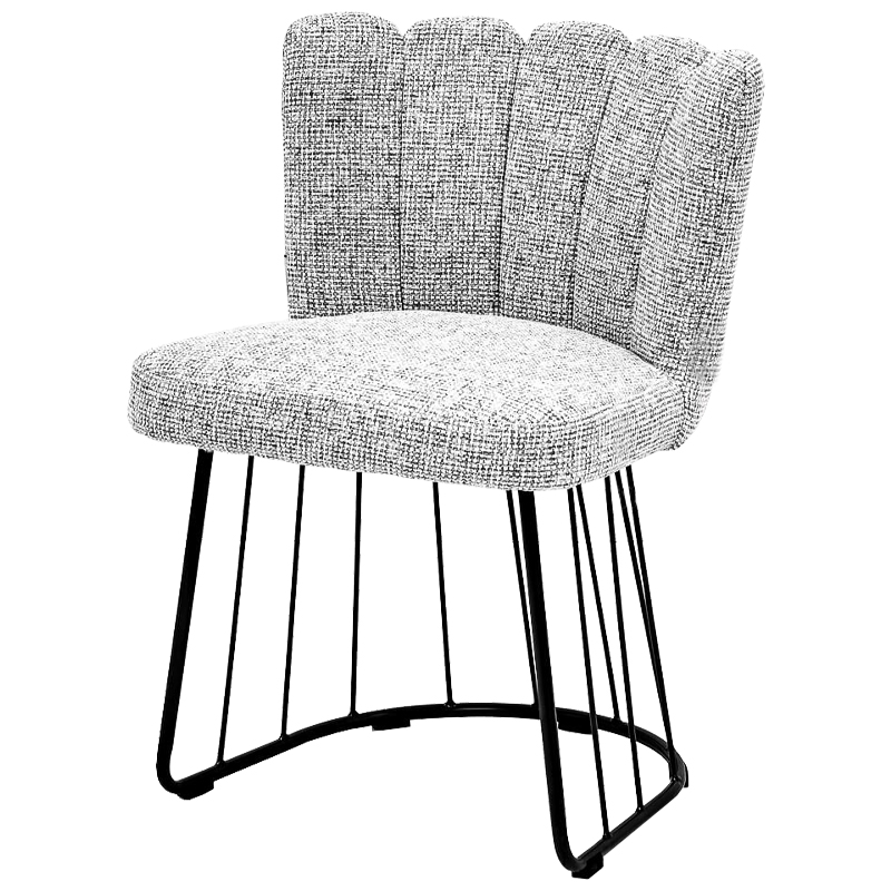 Стул Noah Chair Черный Светло-серый Стул Noah Chair Черный Светло-серый в Рязани | Loft Concept