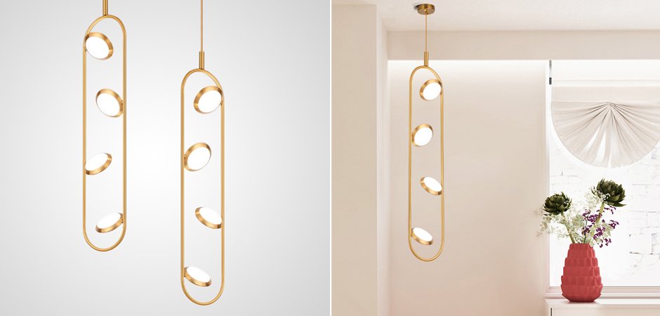 Светильник HOOP LED Four Светильник HOOP LED Four - Loft-Concept в Рязани