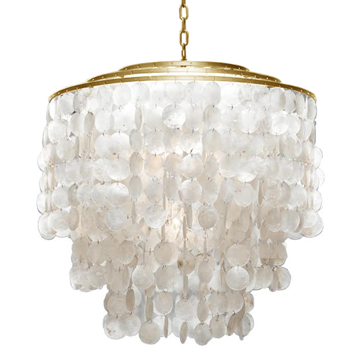 Люстра SHELL Chandelier 65 Золото Белый Золотой в Рязани | Loft Concept 