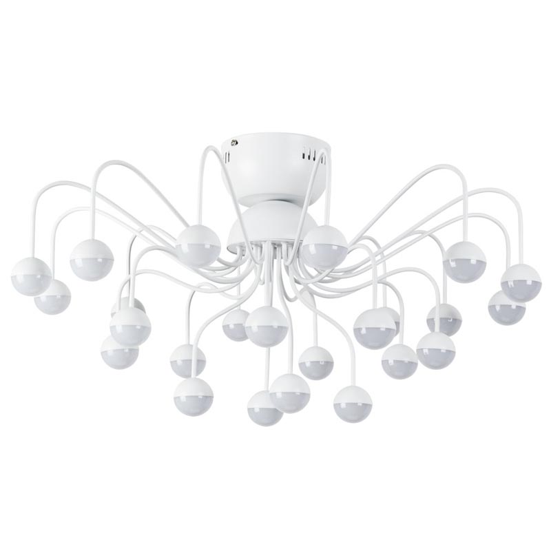 Потолочная люстра Vilelme Chandelier white Белый Потолочная люстра Vilelme Chandelier white Белый в Рязани | Loft Concept