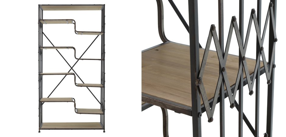 Стеллаж Metal Geometry Parallel Lines Стеллаж Metal Geometry Parallel Lines - Loft-Concept в Рязани
