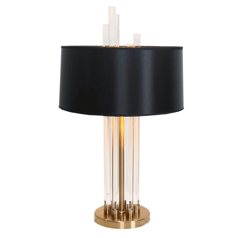 Настольная лампа Hannes Table Lamp Черный Золотой в Рязани | Loft Concept 