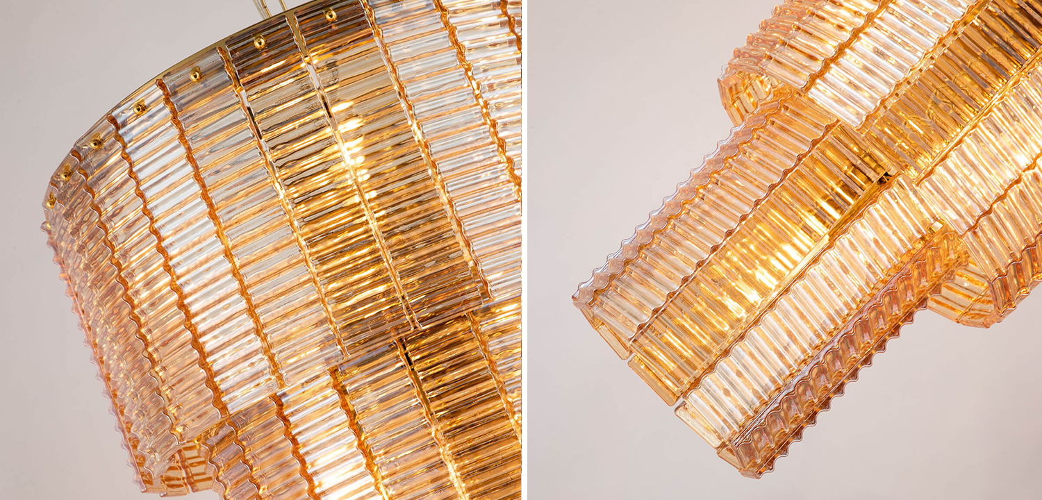 Люстра Branwen Amber Chandelier 51 - фото