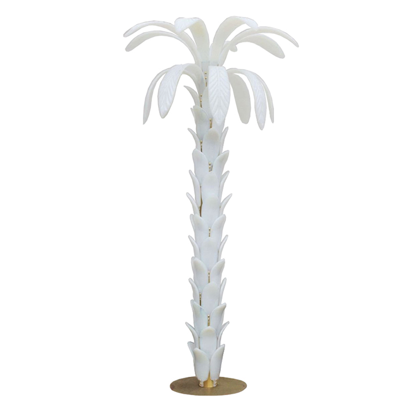 Дизайнерская Торшер Пальма из Белого Стекла Модерн ХХ века Murano Glass Palm-Shaped Floor Lamp ivory ( слоновая кость ) Золотой Дизайнерская Торшер Пальма из Белого Стекла Модерн ХХ века Murano Glass Palm-Shaped Floor Lamp ivory ( слоновая кость ) Золотой в Рязани | Loft Concept