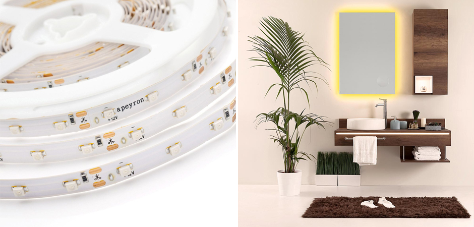 Светодиодная влагозащищенная лента 4,8W/m 60LED/m 3528SMD желтый 5M Светодиодная влагозащищенная лента 4,8W/m 60LED/m 3528SMD желтый 5M - Loft-Concept в Рязани