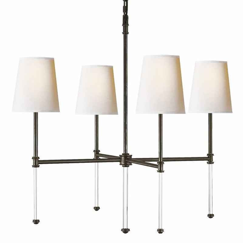 Люстра Nicoleta Black Chandelier Черный Белый в Рязани | Loft Concept 