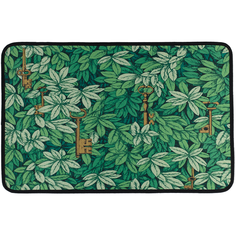 Ковер Keys Fornasetti Rug Зеленый Ковер Keys Fornasetti Rug Зеленый в Рязани | Loft Concept