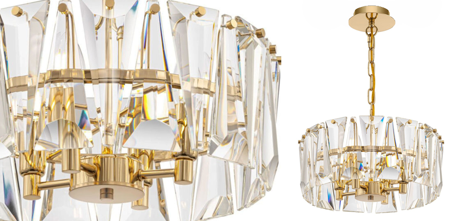 Люстра Ruby Crystal Chandelier Gold 38 Люстра Ruby Crystal Chandelier Gold 38 - Loft-Concept в Рязани