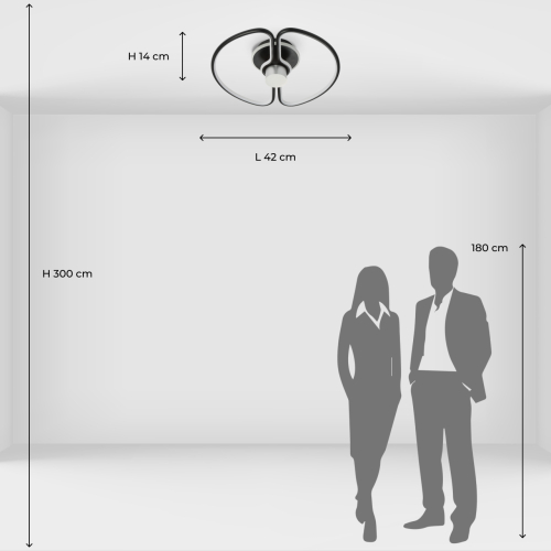 Потолочный светильник черного цвета круглой формы Luke Lampco Tracer Lamp в Рязани