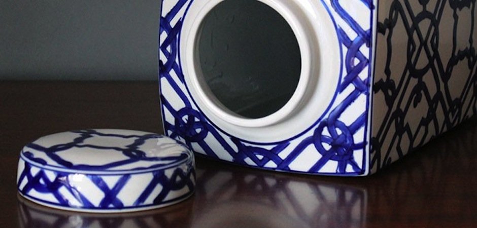 Фарфоровый сосуд Цзиндэчжэнь Jar Фарфоровый сосуд Цзиндэчжэнь Jar - Loft-Concept в Рязани