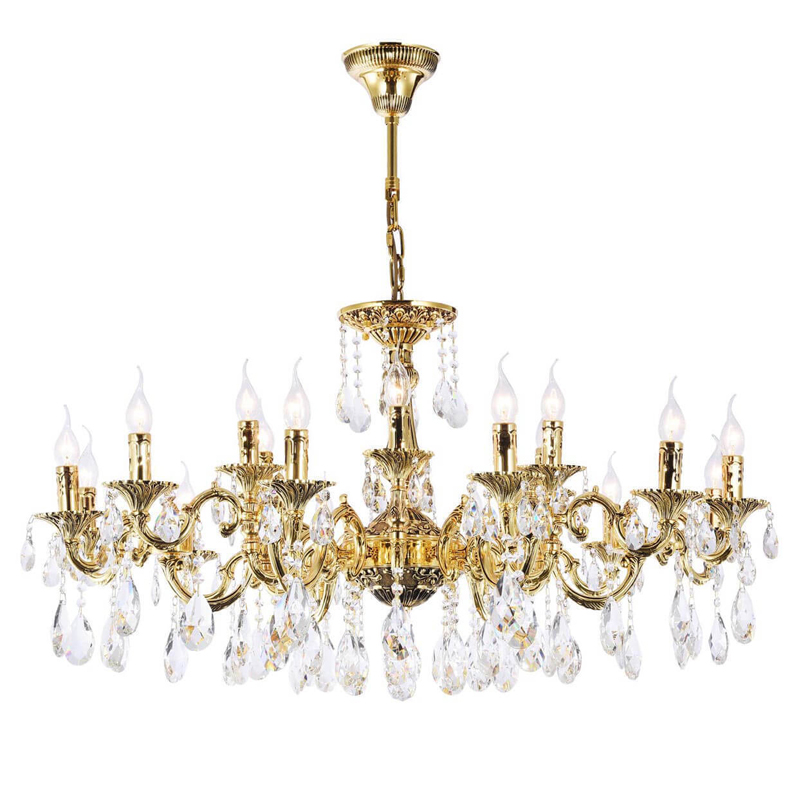 Люстра Stephanie Chandelier 112 Золотой Люстра Stephanie Chandelier 112 Золотой в Рязани | Loft Concept