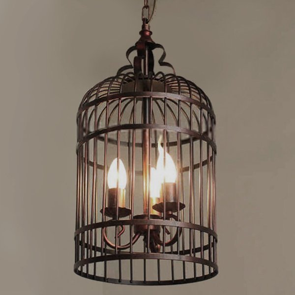 Люстра BIRDCAGE BROWN 26 Коричневый винтаж Люстра BIRDCAGE BROWN 26 Коричневый винтаж в Рязани | Loft Concept