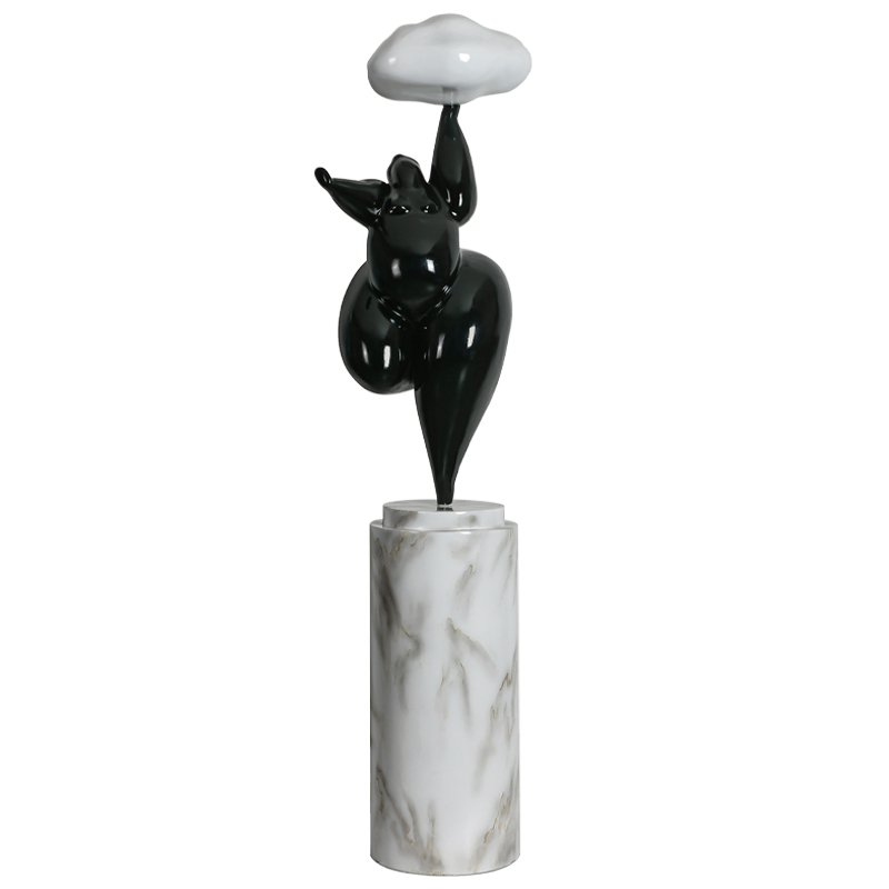 Торшер In The Clouds Black Floor Lamp Черный Белый Белый Мрамор Bianco Торшер In The Clouds Black Floor Lamp Черный Белый Белый Мрамор Bianco в Рязани | Loft Concept