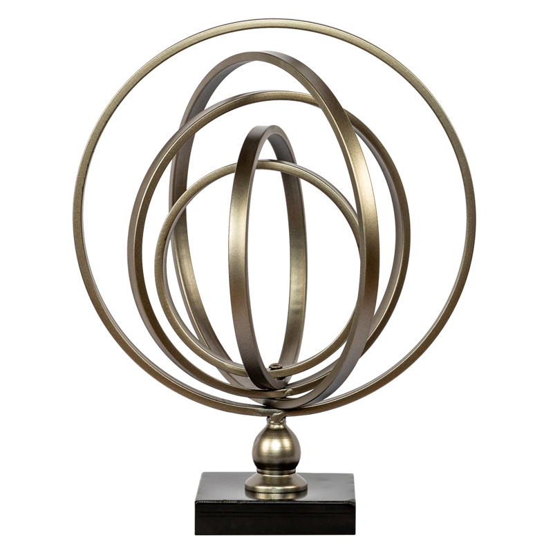 Статуэтка Sphere Sundial galaxy Черный Серебряный Статуэтка Sphere Sundial galaxy Черный Серебряный в Рязани | Loft Concept