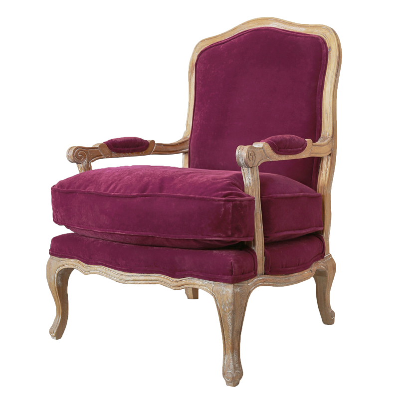 Кресло Joseph Chair violet Пурпурно-фиолетовый Кресло Joseph Chair violet Пурпурно-фиолетовый в Рязани | Loft Concept
