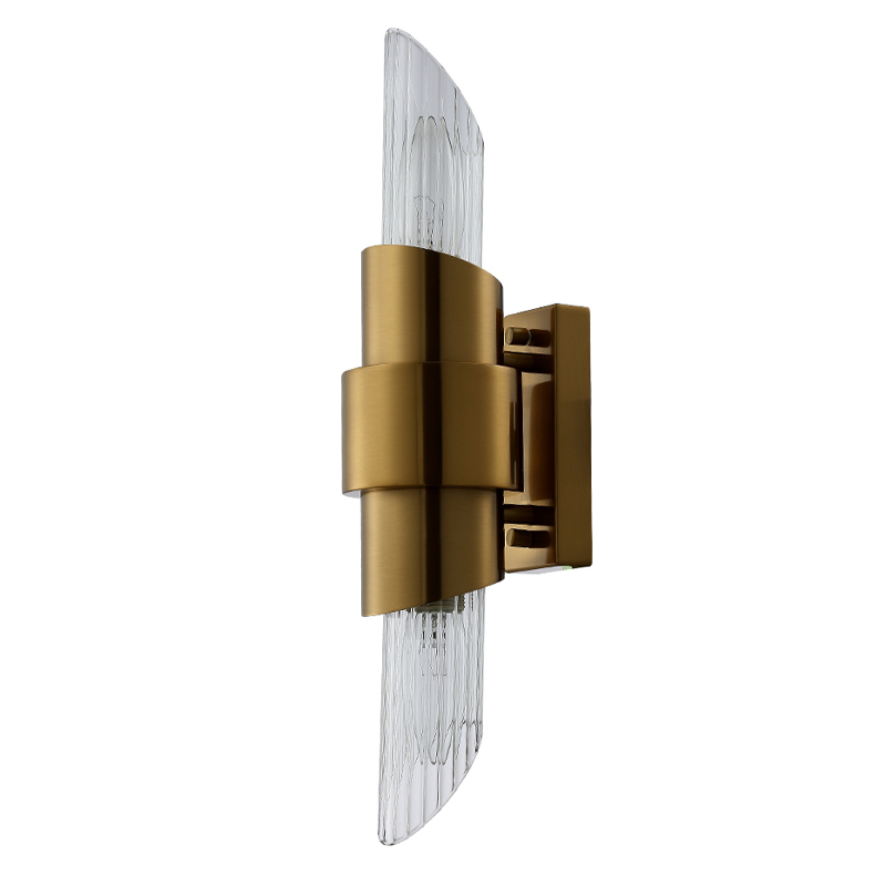 Бра с прозрачным плафоном цилиндрической формы Luxxu Modern Design Бронза Хром Прозрачное Стекло Бра с прозрачным плафоном цилиндрической формы Luxxu Modern Design Бронза Хром Прозрачное Стекло в Рязани | Loft Concept