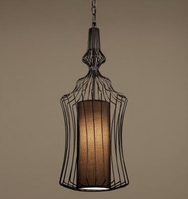 Подвесной светильник Wire Dream Pendant 4 Черный Белый в Рязани | Loft Concept 