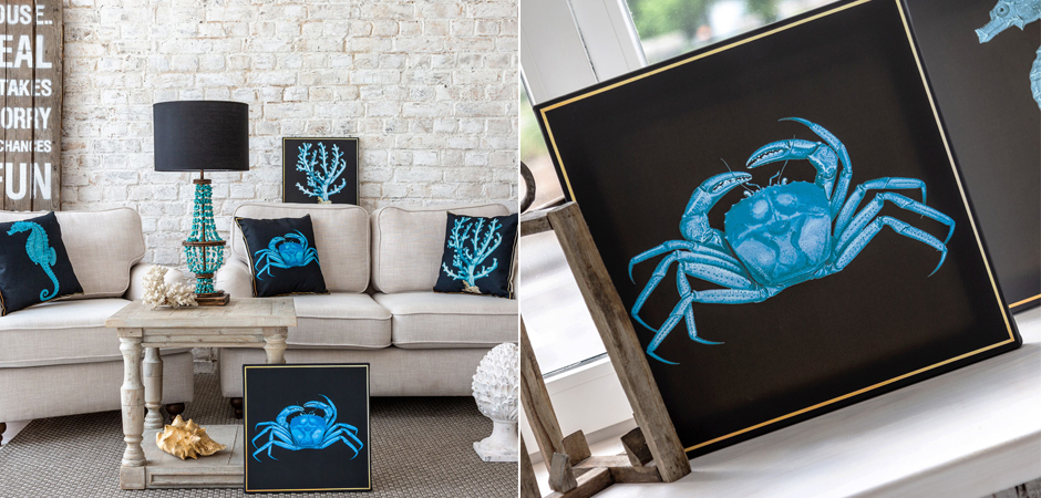 Постер Blue Crab Poster Постер Blue Crab Poster - Loft-Concept в Рязани