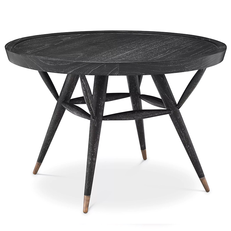 Приставной стол Eichholtz Side Table Phoenix Черный Латунь Приставной стол Eichholtz Side Table Phoenix Черный Латунь в Рязани | Loft Concept