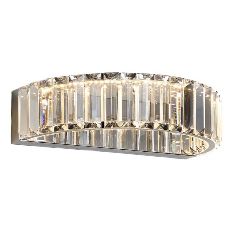 Бра Crystal Shine Linda Chrome Wall Lamp A Хром Прозрачный (Transparent) в Рязани | Loft Concept 