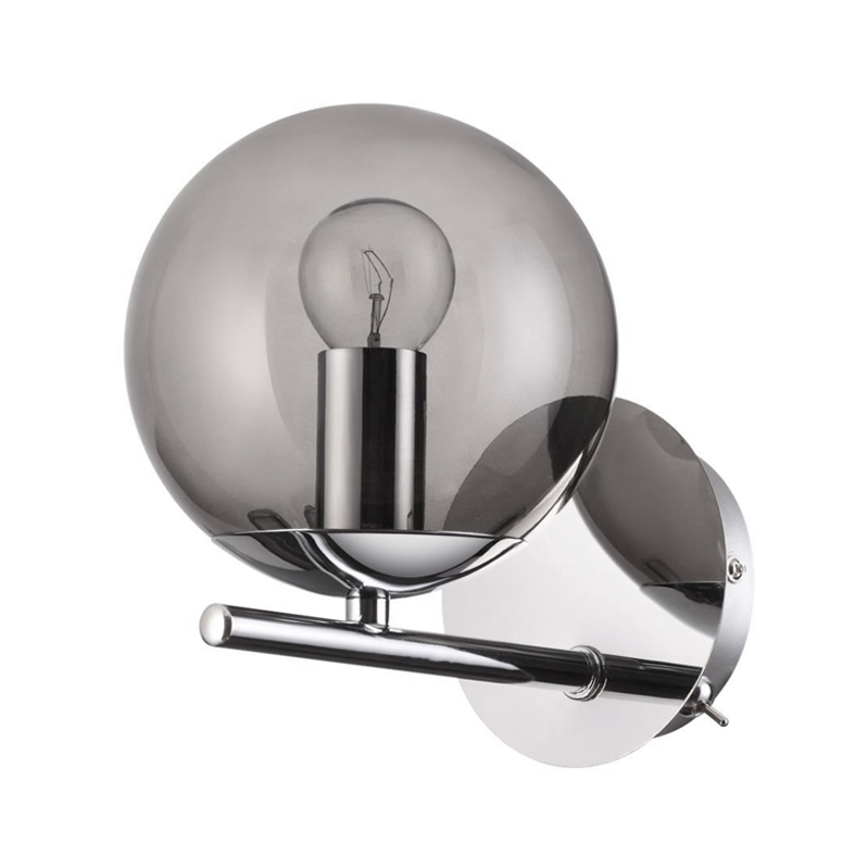 Бра Bolle Hanging Lamp Gray Хром Серый Бра Bolle Hanging Lamp Gray Хром Серый в Рязани | Loft Concept