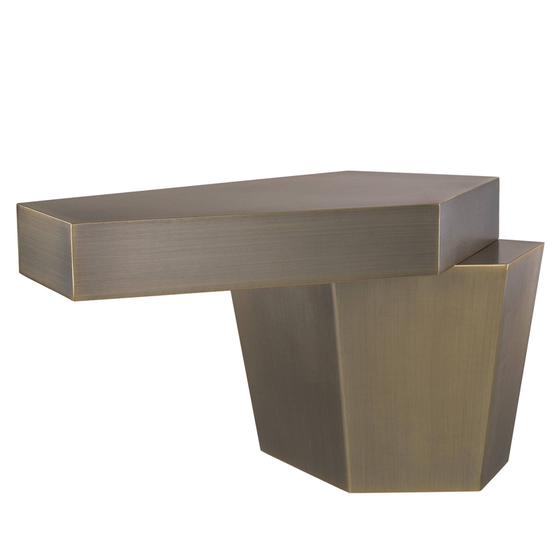 Кофейный стол Eichholtz Coffee Table Calabasas Low brass Латунь Античная полированная Кофейный стол Eichholtz Coffee Table Calabasas Low brass Латунь Античная полированная в Рязани | Loft Concept