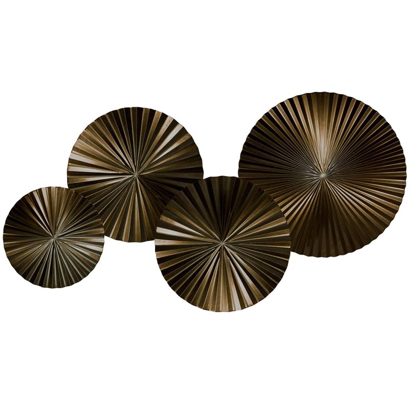 Арт-объект Apollo Brown Wall Plaque Disc 4 Коричневый Арт-объект Apollo Brown Wall Plaque Disc 4 Коричневый в Рязани | Loft Concept
