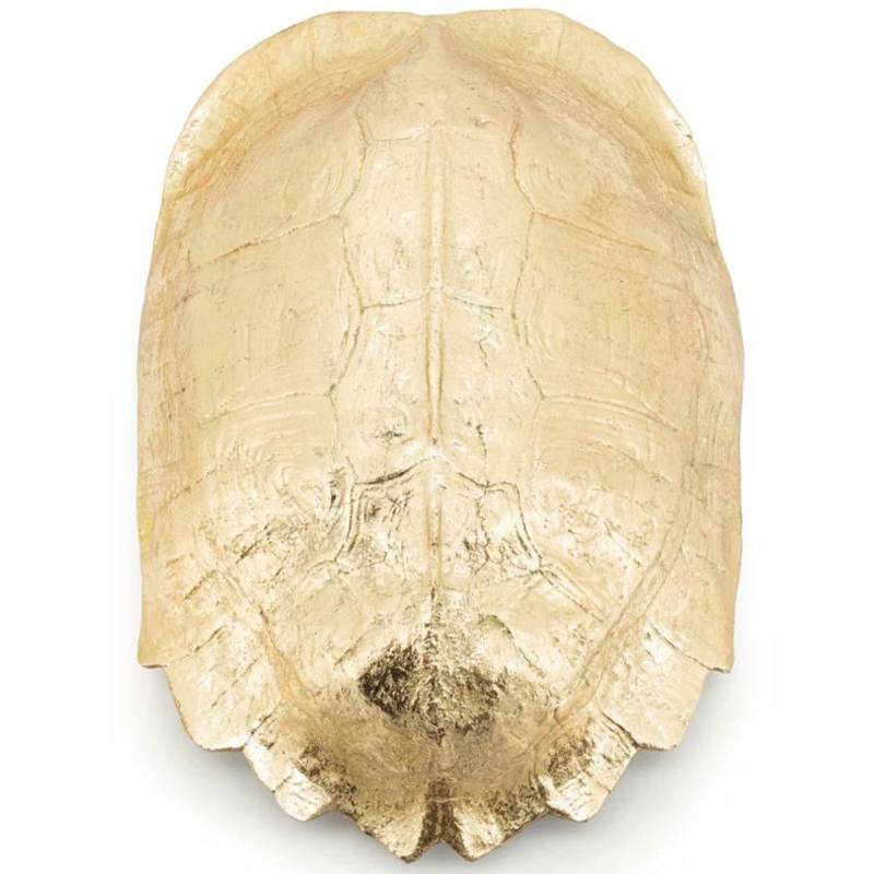 Аксессуар Turtle Shell Goldleaf Золотой Коричневый Аксессуар Turtle Shell Goldleaf Золотой Коричневый в Рязани | Loft Concept