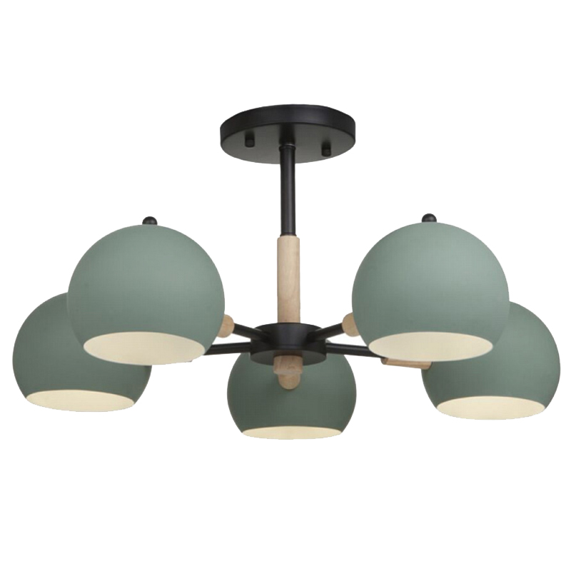 Потолочный светильник MOVE Green Balls Зеленый шалфей в Рязани | Loft Concept 