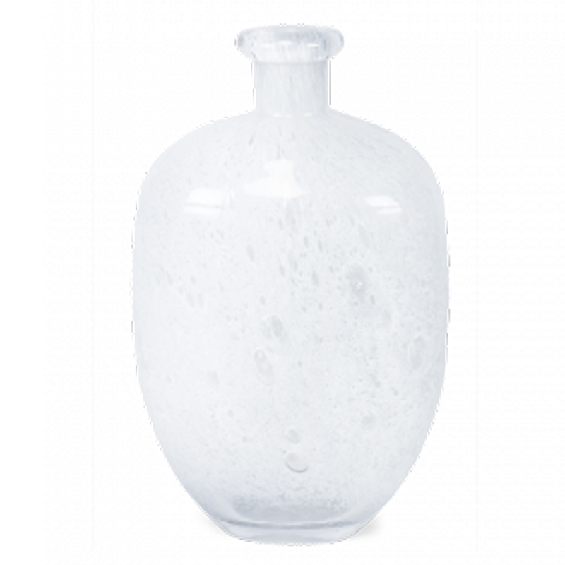 Ваза Air Bubbles Vase glass h36 Белый Ваза Air Bubbles Vase glass h36 Белый в Рязани | Loft Concept
