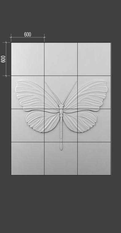 Барельеф BUTTERFLY Барельеф BUTTERFLY в Рязани