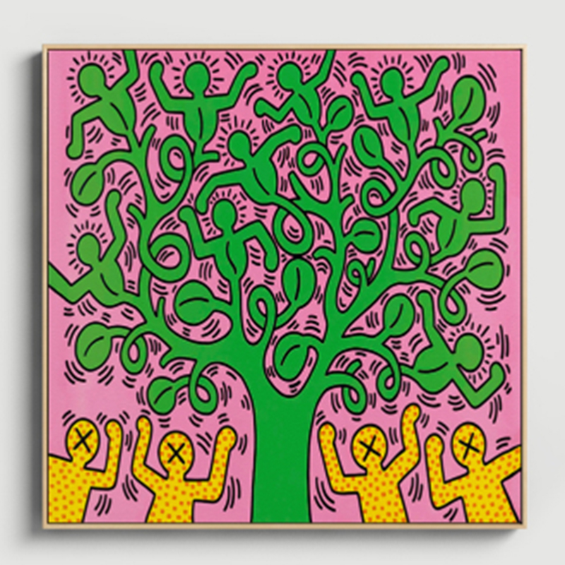 Постер Keith Haring 3 Мульти Постер Keith Haring 3 Мульти в Рязани | Loft Concept