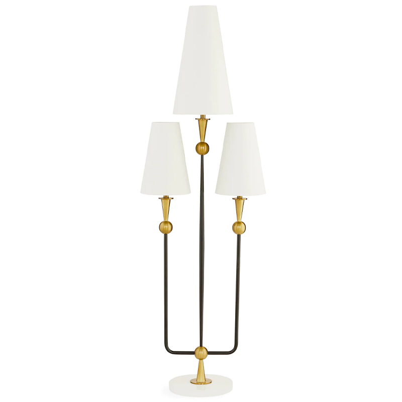 Торшер CARACAS CACTUS FLOOR LAMP Белый Мрамор Bianco Латунь Белый Торшер CARACAS CACTUS FLOOR LAMP Белый Мрамор Bianco Латунь Белый в Рязани | Loft Concept