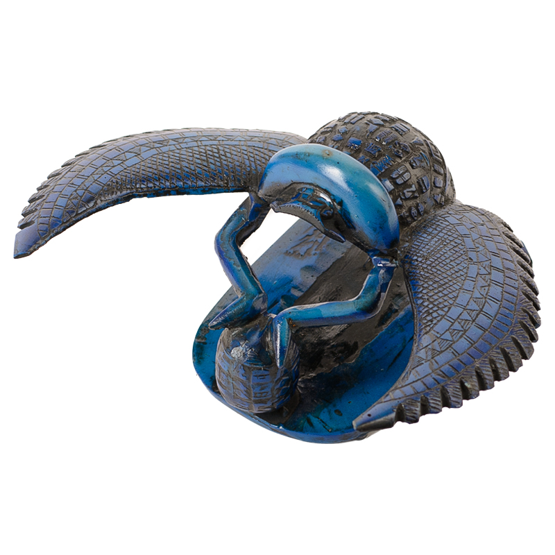 Статуэтка Скарабей Scarab Beetle with Wings blue Лазурь Синий Статуэтка Скарабей Scarab Beetle with Wings blue Лазурь Синий в Рязани | Loft Concept